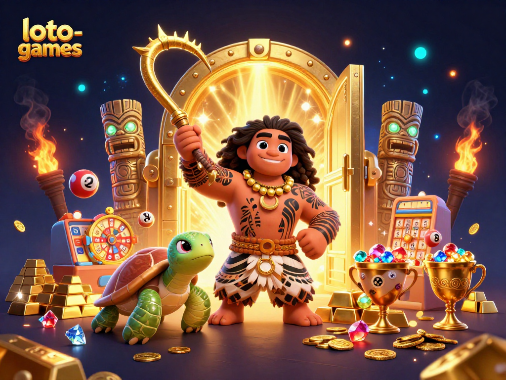 Experience exhilarating loto-games with vibrant lottery elements and rich graphics.