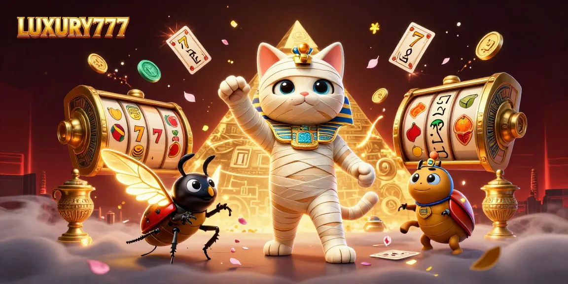 LUXURY777 menawarkan pengalaman bermain yang menarik dengan desain slot modern dan elemen menghibur pada gambar ini.