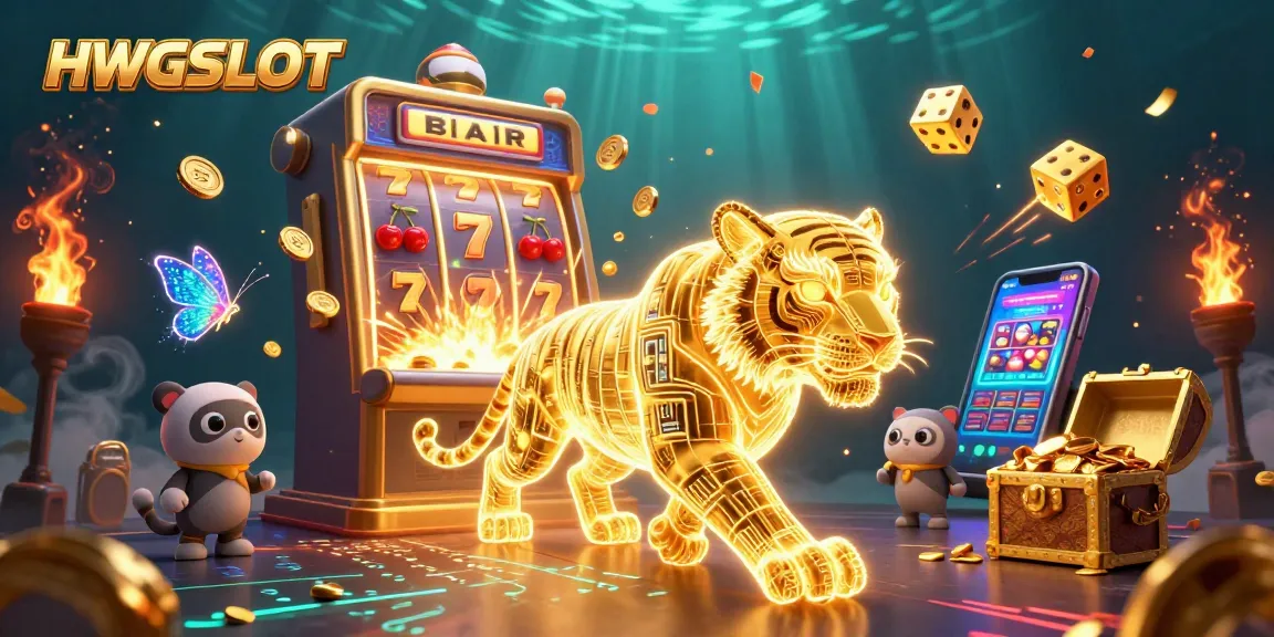 Experience thrilling gameplay at HWGSLOT with vibrant slot machines and exciting casino elements.
