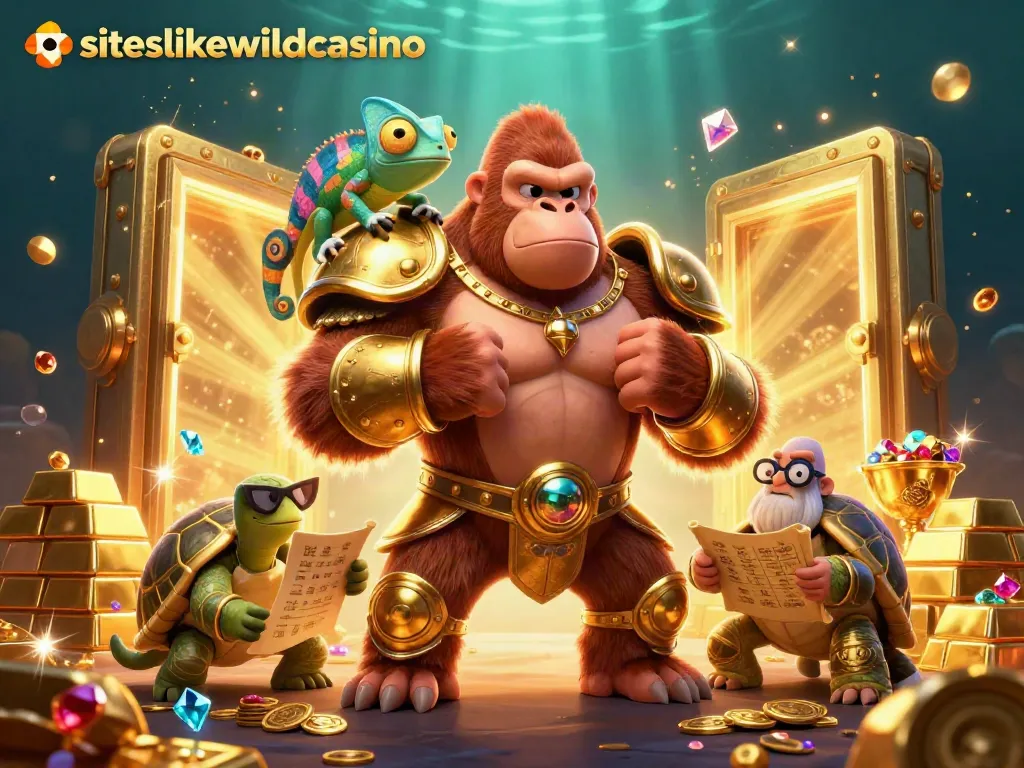 Experience thrilling excitement with siteslikewildcasino as the gorilla king reigns over bursting treasure.