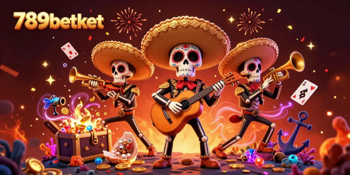 Experience vibrant gameplay and rewards at 789betket with a dynamic casino celebration illustration.