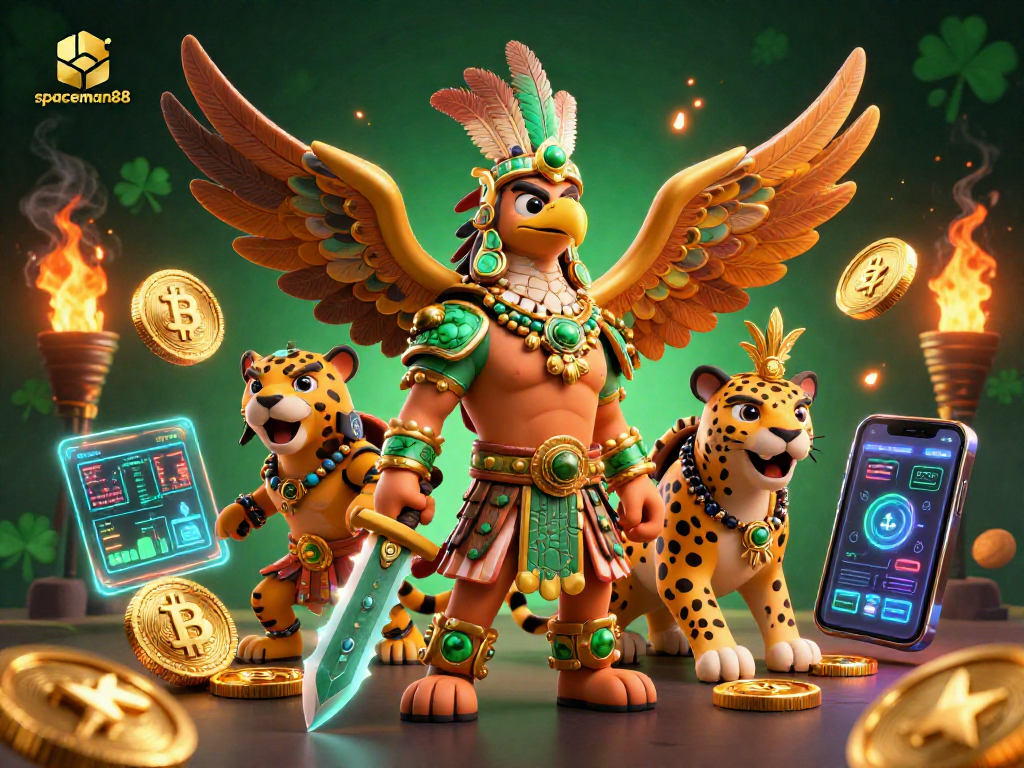 Experience spaceman88's vibrant gambling universe with dynamic characters and crypto elements.