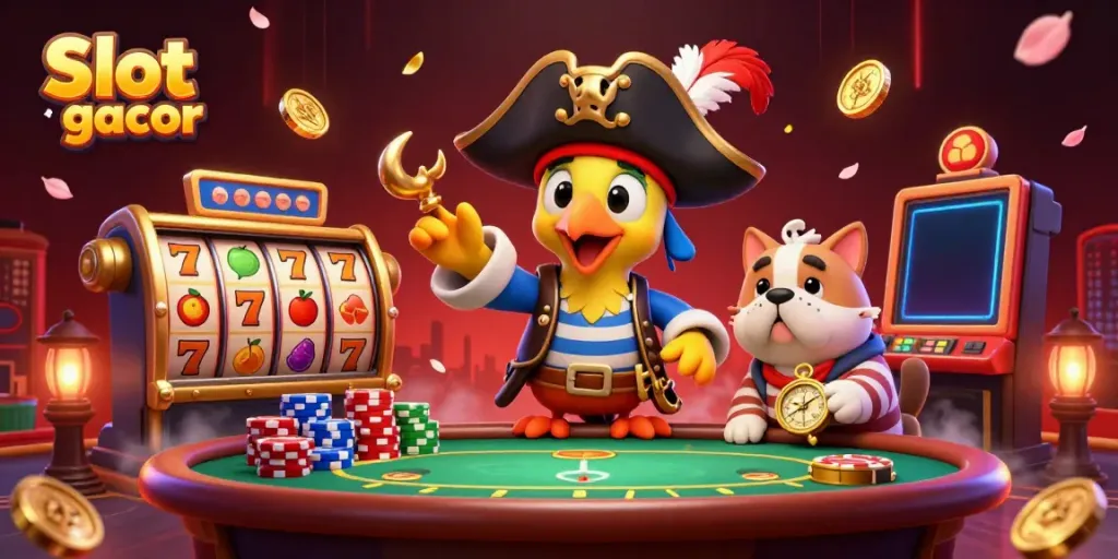 Engage with Slot gacor's thrilling gameplay featuring dynamic 3D casino characters and rich gaming elements.