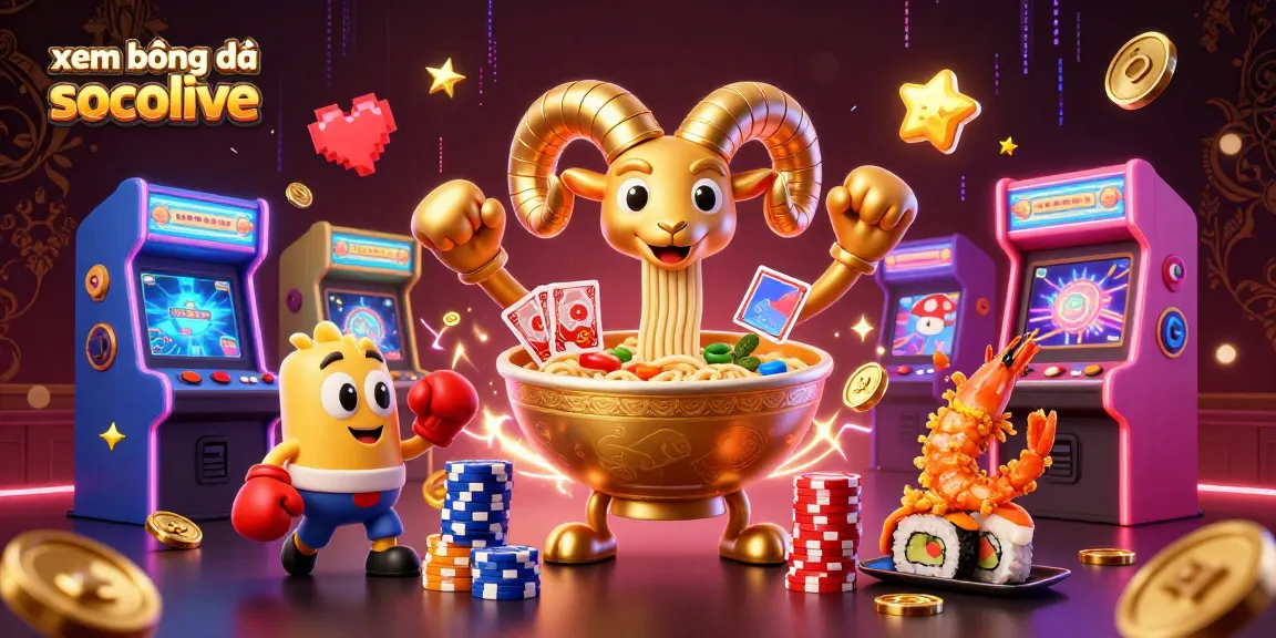 xem bóng đá socolive while enjoying vibrant casino-themed artwork and energetic characters in an animated scene