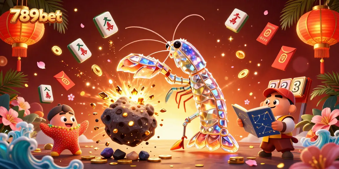 Experience the excitement at 789bet with a vibrant 3D casino scene featuring games and golden treasures.