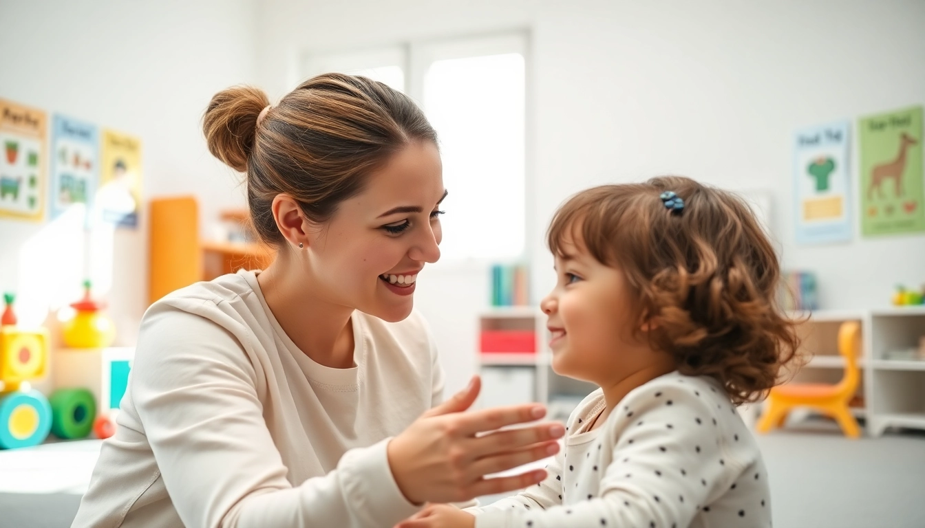 Engaging ABA services session showing a therapist and child focused on learning together.