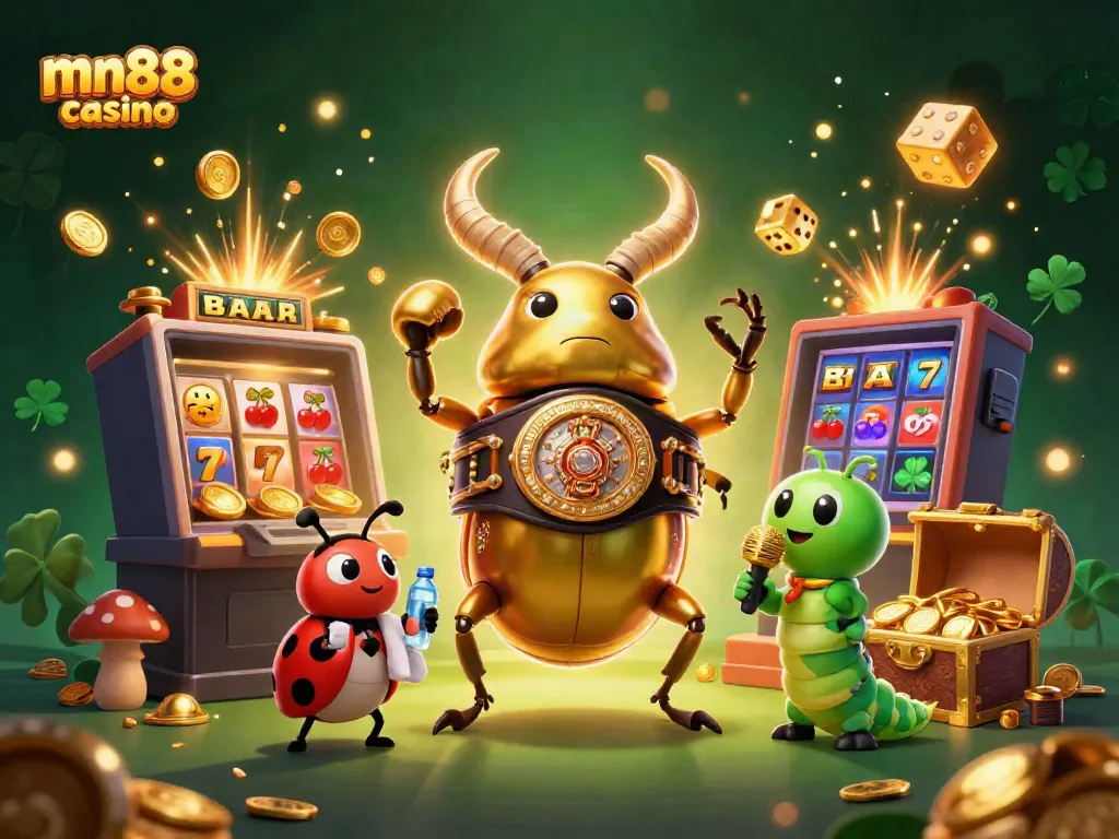 Experience the excitement of mn88 casino with vibrant characters and dynamic jackpot elements in 3D