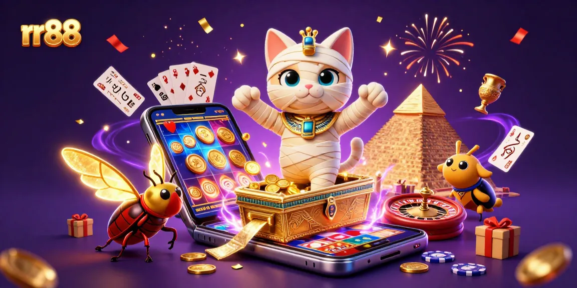 Experience thrilling gameplay at rr 88 with vibrant gaming elements in a captivating casino scene.