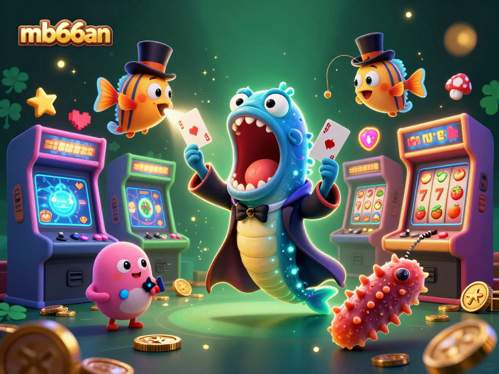 Engage in exciting card tricks with mb66an's magical sea creatures and thrilling casino elements.