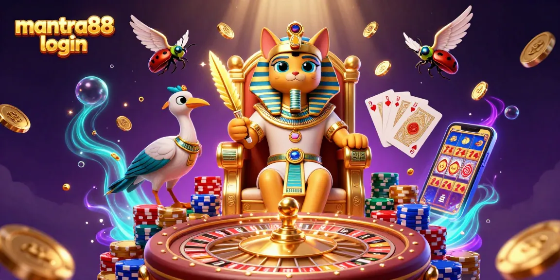 Engage with mantra88 login for an immersive casino experience featuring vibrant characters and thrilling elements.