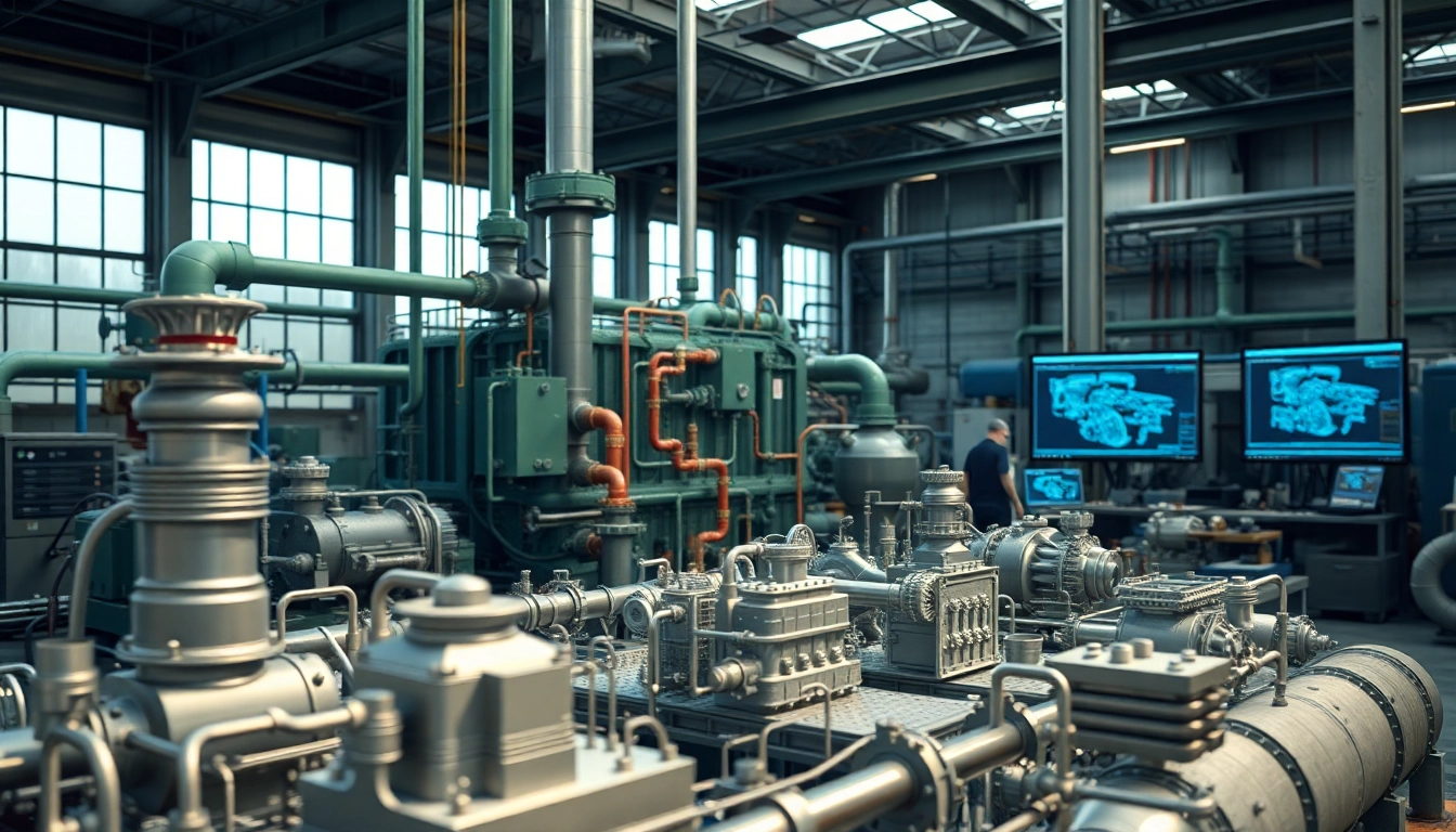 Showcasing the process of Plant 3D modeling with detailed piping and equipment in a workspace.