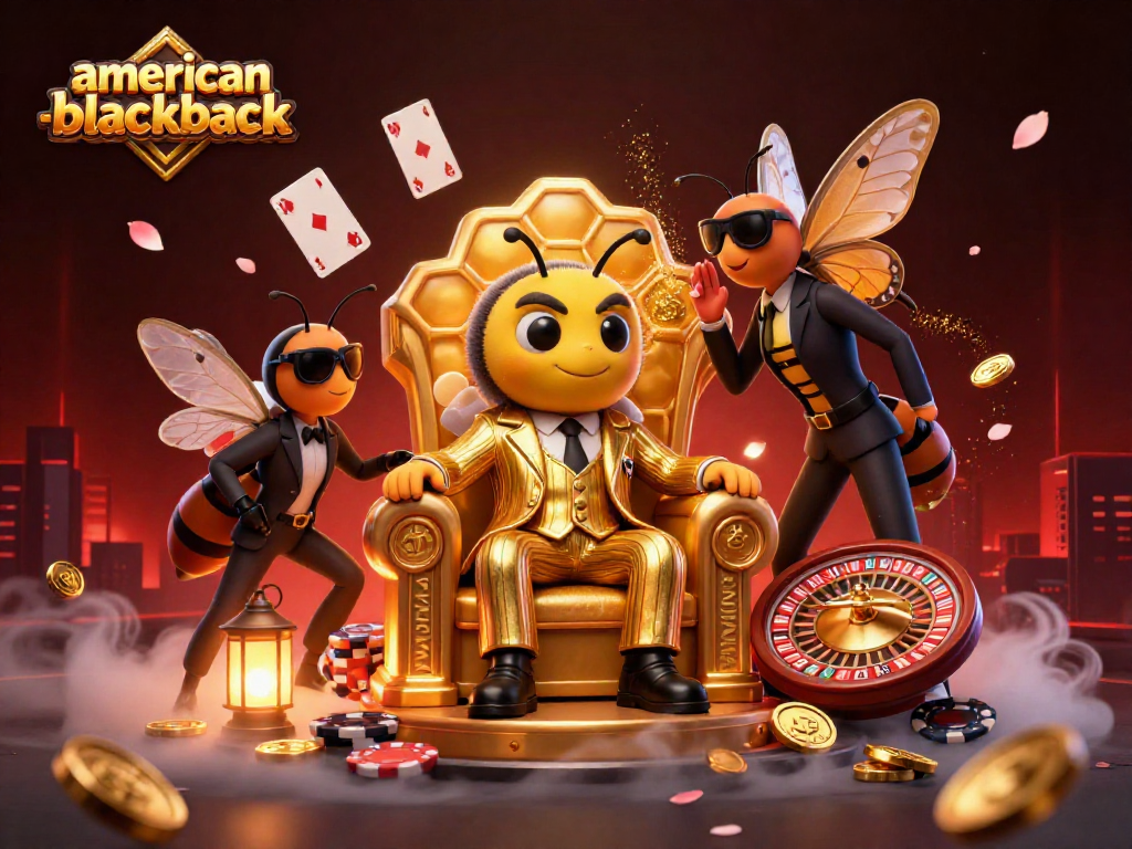 Experience the excitement of american-blackjack with intense gameplay showcased in vibrant, dynamic 3D art.