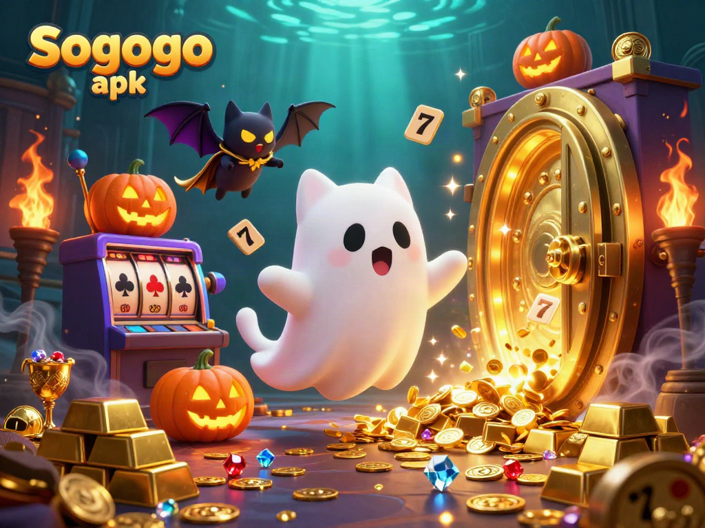 Experience thrilling gaming adventures with Sogogo apk in a vibrant casino scene.