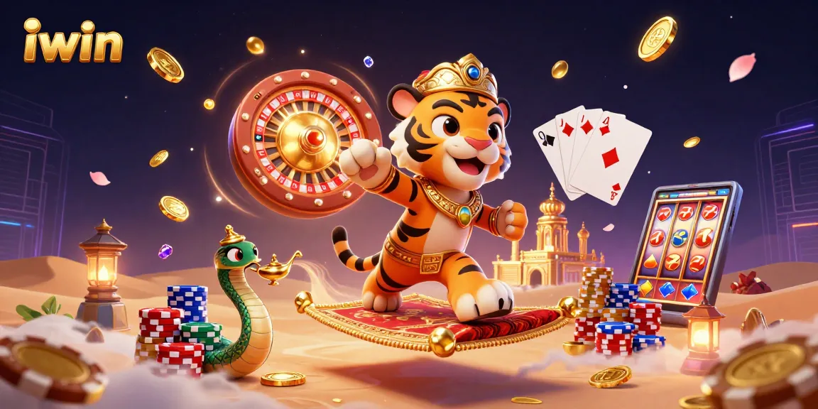 Experience thrilling iwin casino adventures with a 3D sultan and magic elements.