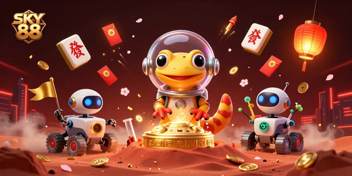 Play and win big with SKY 88 in a vibrant casino adventure on Mars!