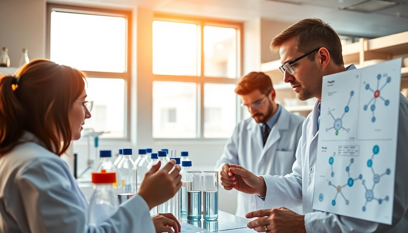 Researching cjc-1295 + ipamorelin in a professional laboratory setting.