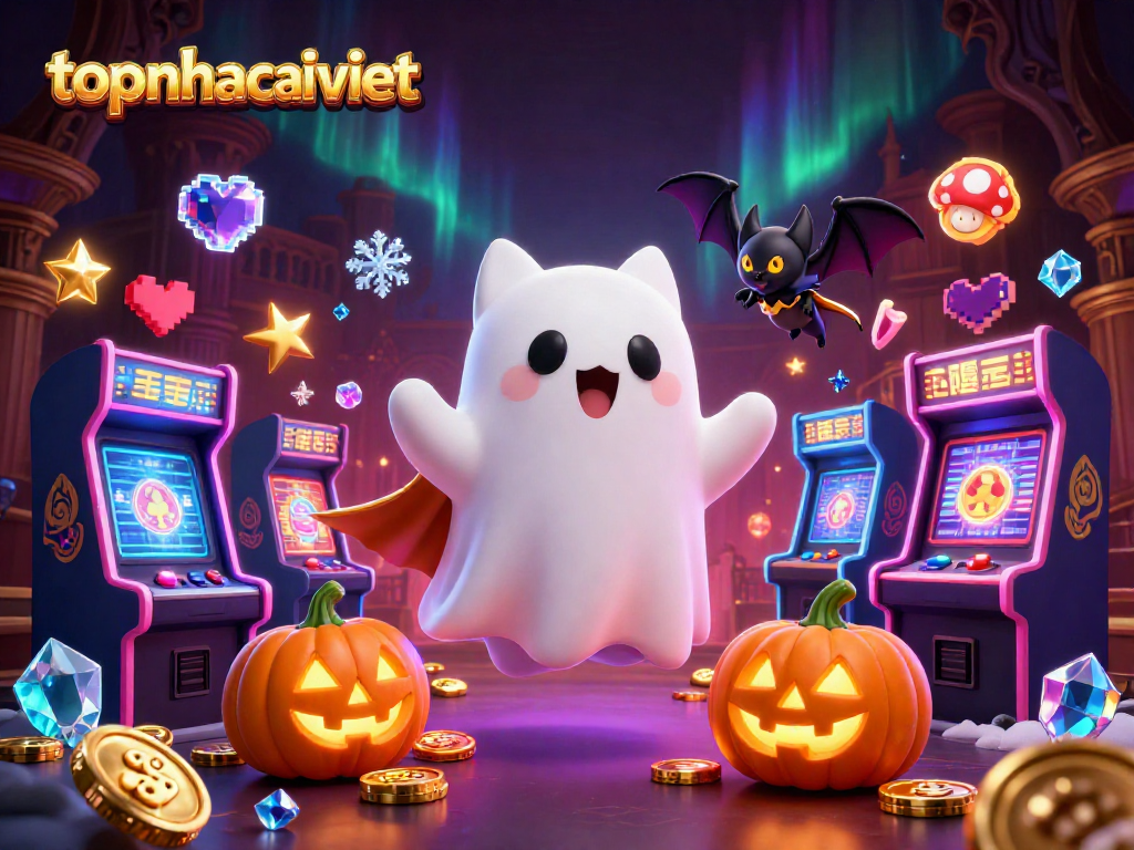 Experience thrilling wins at topnhacaiviet with a ghost cat in a haunted casino!