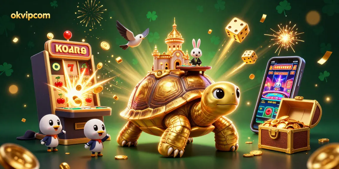 Experience jackpots with okvipcom in a vibrant casino fantasy scene filled with thrill.