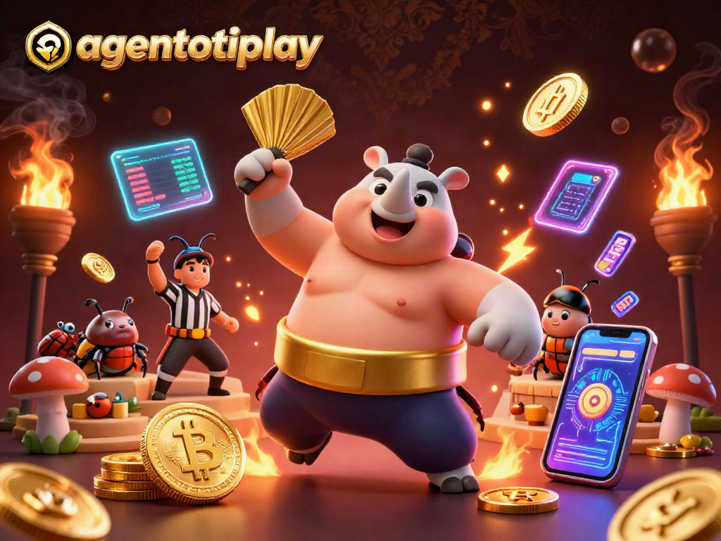 Engage with exciting casino entertainment featuring agentotoplay in a vibrant 3D scene.