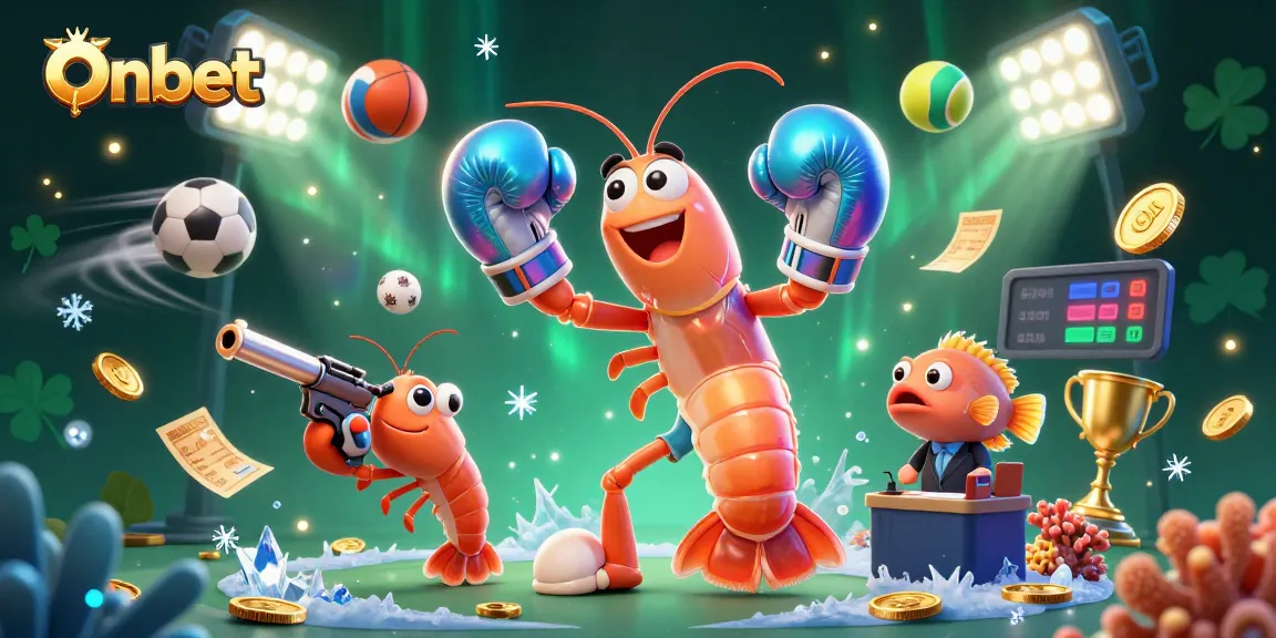 Experience thrilling gameplay with Onbet, featuring vibrant characters and dynamic sports betting elements.