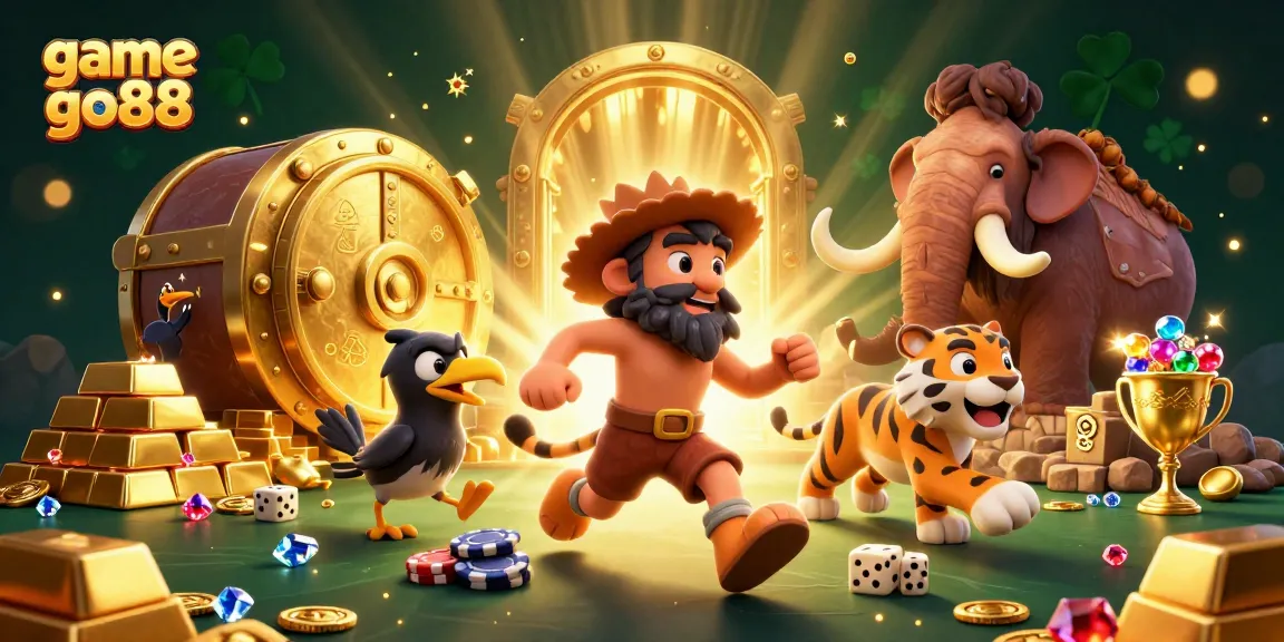 Experience exciting gameplay with game go88 as you explore a vibrant prehistoric casino.