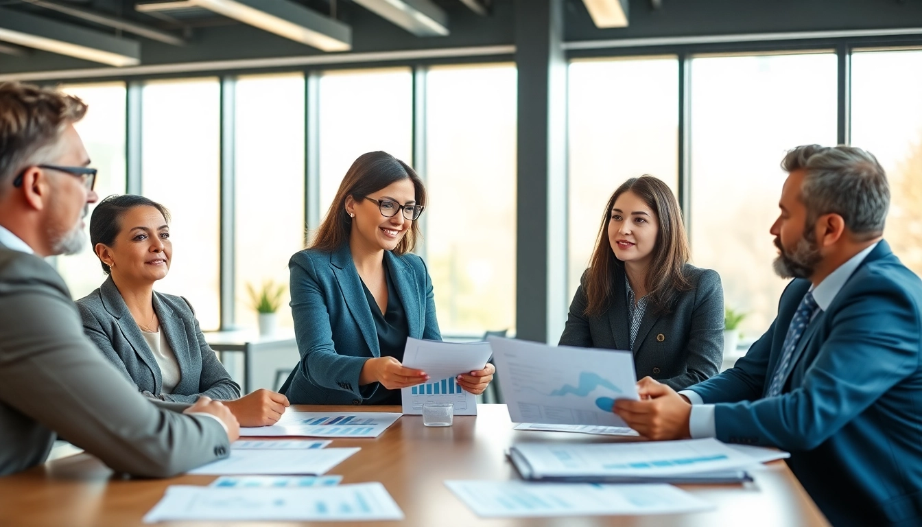 Reviewing same day merchant cash advance options in an engaging business meeting.