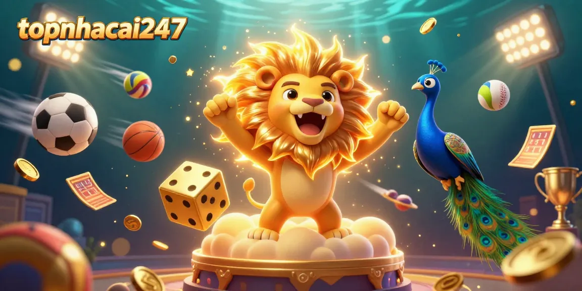 Engage in thrilling gameplay at topnhacai247 with exciting coin toss action amid dynamic sports elements.