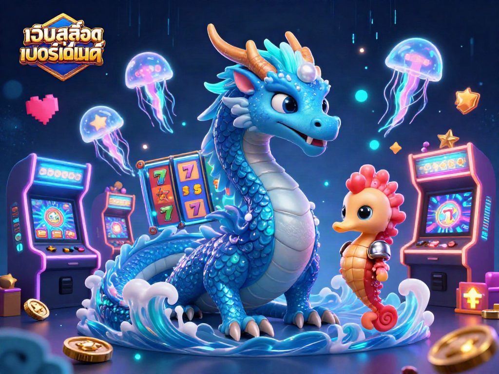 Engage with เว็บสล็อต แท้ 100 เปอร์เซ็นต์ and explore vibrant 3D scenes filled with action and casino elements.