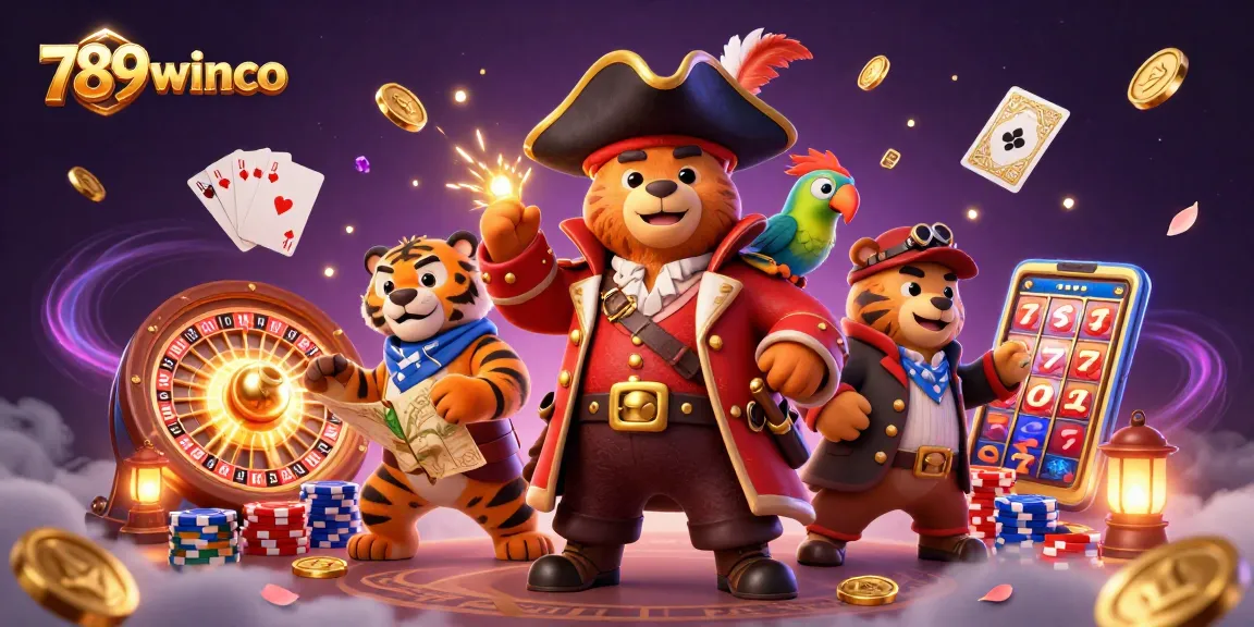 Experience thrilling gameplay at 789winco with vibrant characters and casino action.