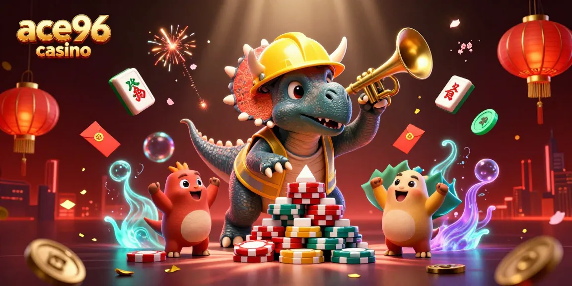 Celebrate your winning moments at ace96 casino with dynamic 3D casino-themed artwork featuring thrilling characters.