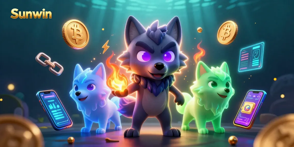 Experience thrilling gaming adventures at Sunwin with captivating visuals and ghostly wolf companions.