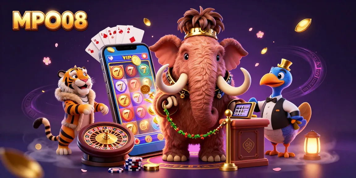 MPO08 invites you to experience an exciting casino atmosphere with 3D characters and gaming elements.