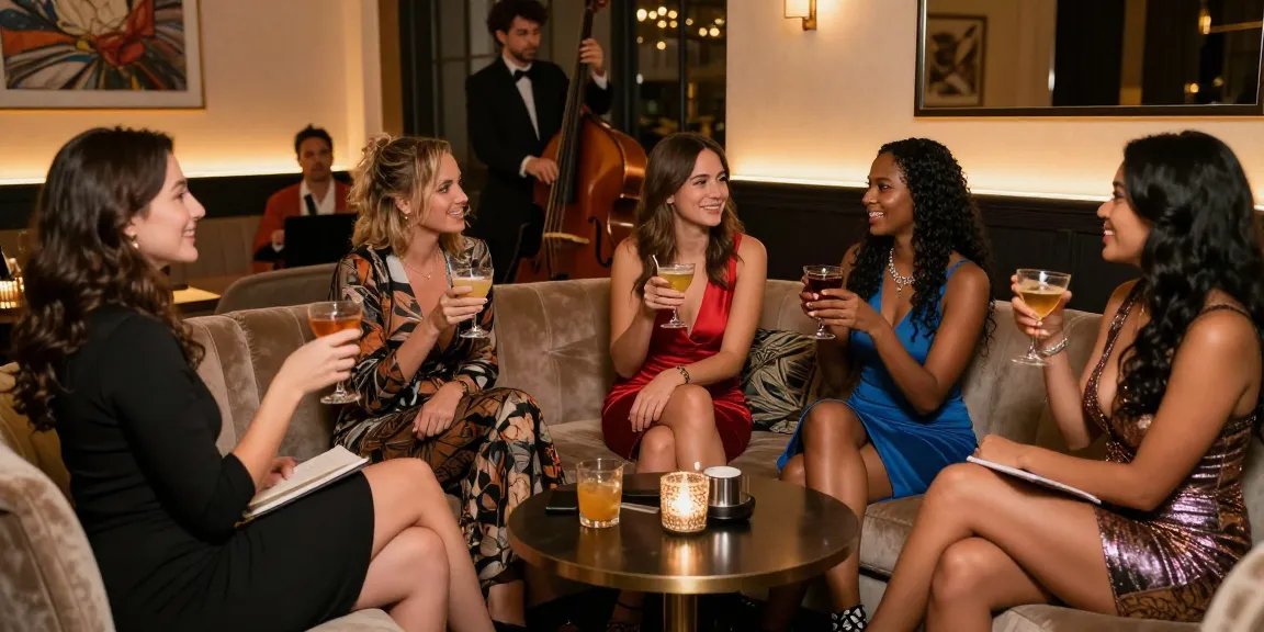 Engaging atmosphere at Cityescorthub featuring attractive escorts in a vibrant lounge