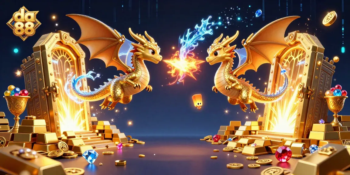 Win big with da 88 as mythical dragons unleash their power in this exciting casino scene.