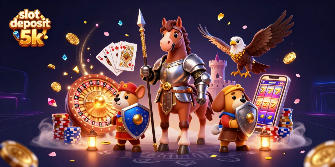 Engage with thrilling gameplay at a vibrant slot deposit 5k casino, surrounded by abundant wins.