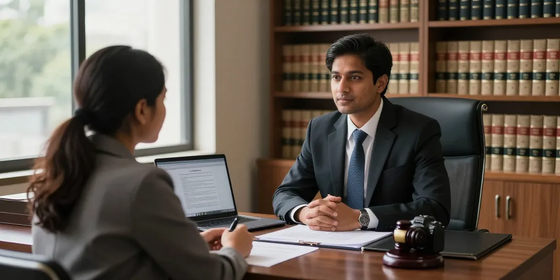 Client consultation with a lawyer from J.K. Chaudhary & Associates to click this legal support.