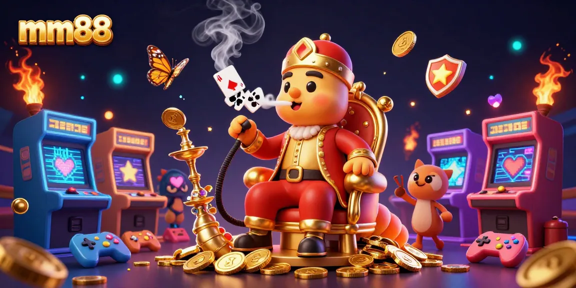 Players enjoy vibrant casino thrills at mm88 with rich 3D gaming elements and colorful scene.