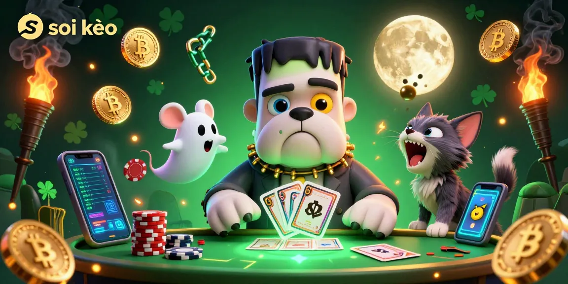 Soi kèo: Experience thrilling sports betting with vibrant characters in a dynamic casino setting.