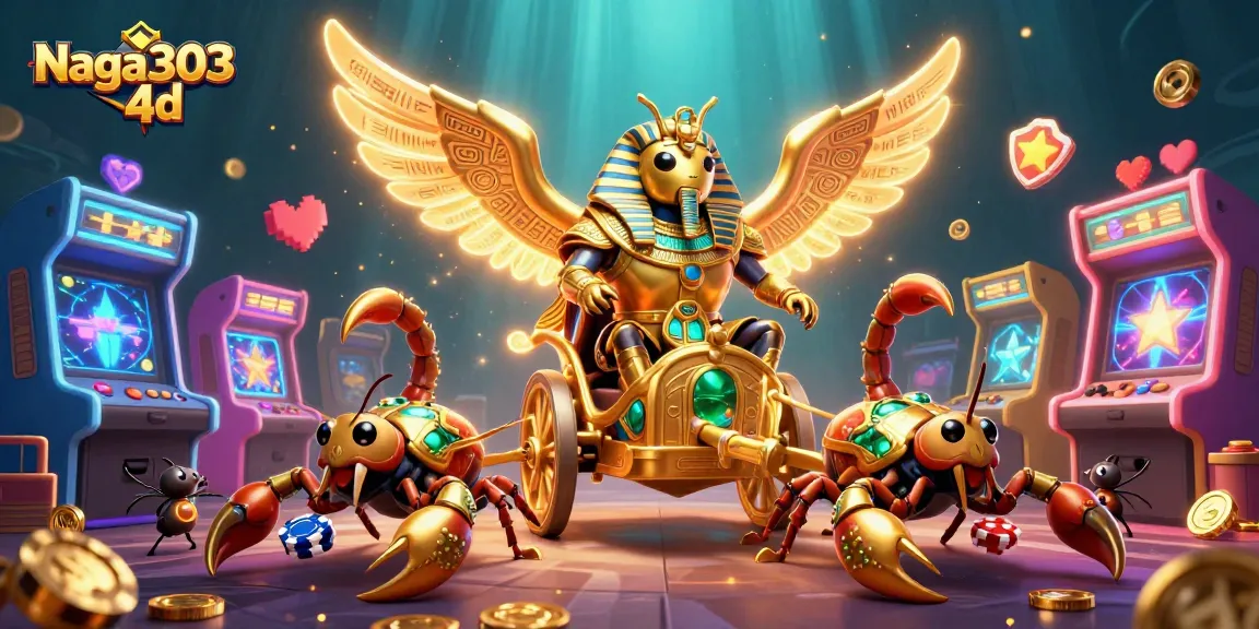 Experience the thrill of Naga303 4d with colorful casino elements and dynamic characters enhancing your gaming adventure.