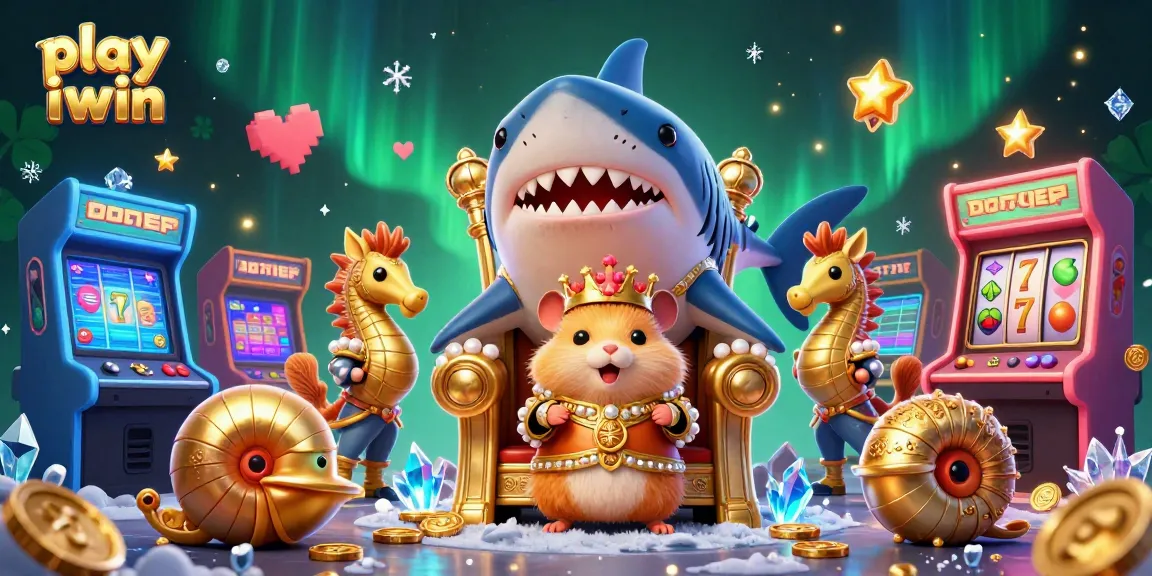 Engage with play iwin and unleash epic casino fun in this vibrant 3D gaming scene.