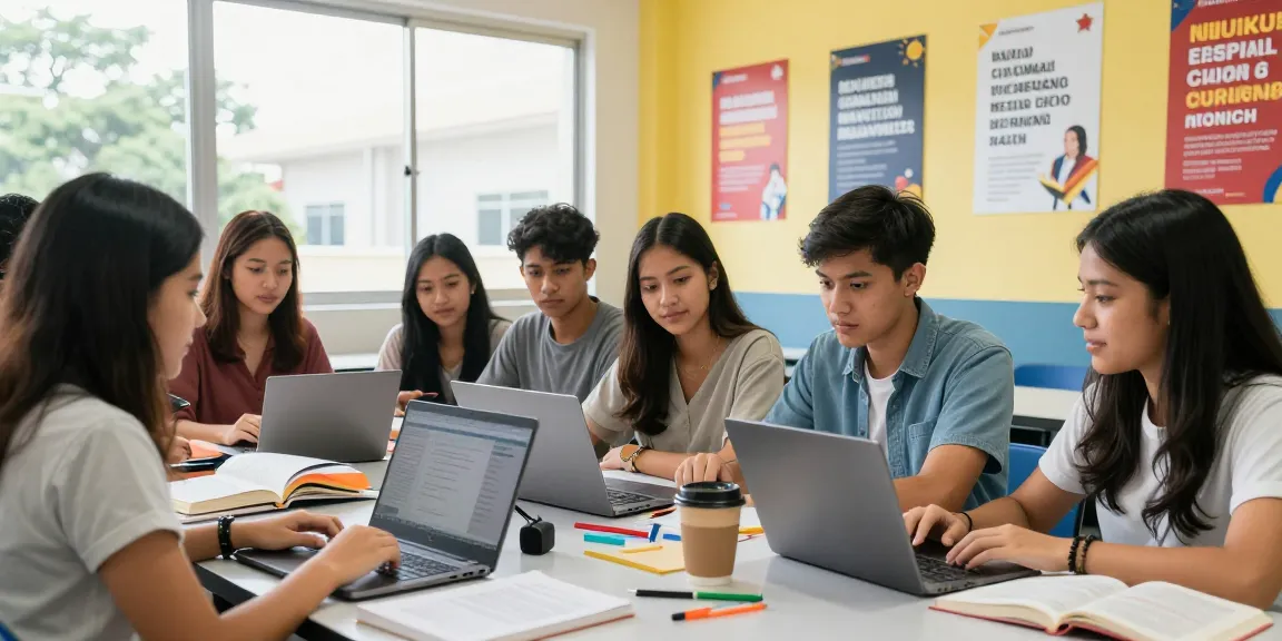 Học sinh chuẩn bị du học Singapore với môi trường học tập hiện đại và sôi nổi.