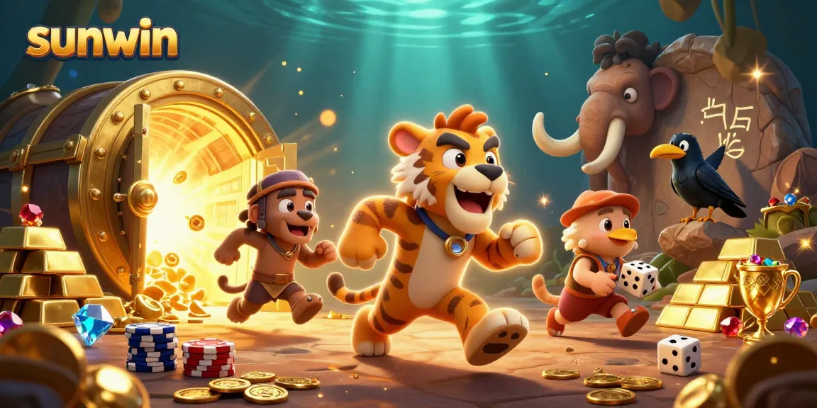 Engage in thrilling prehistoric gaming at Sunwin with cavemen, treasures, and golden gems.