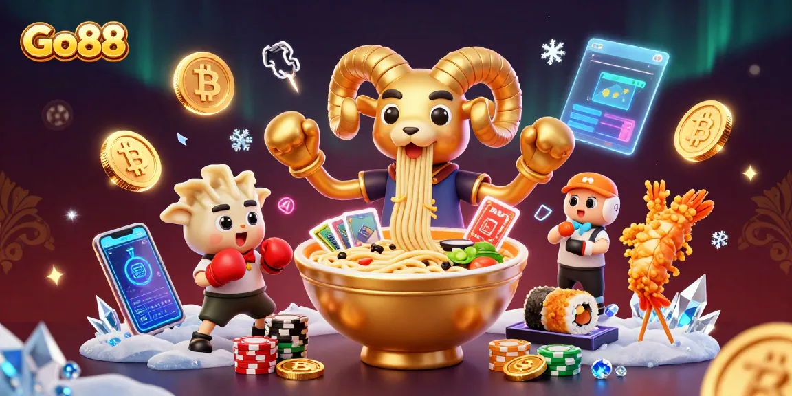 Engage in exciting gameplay at Go88 with vibrant casino characters and 3D elements