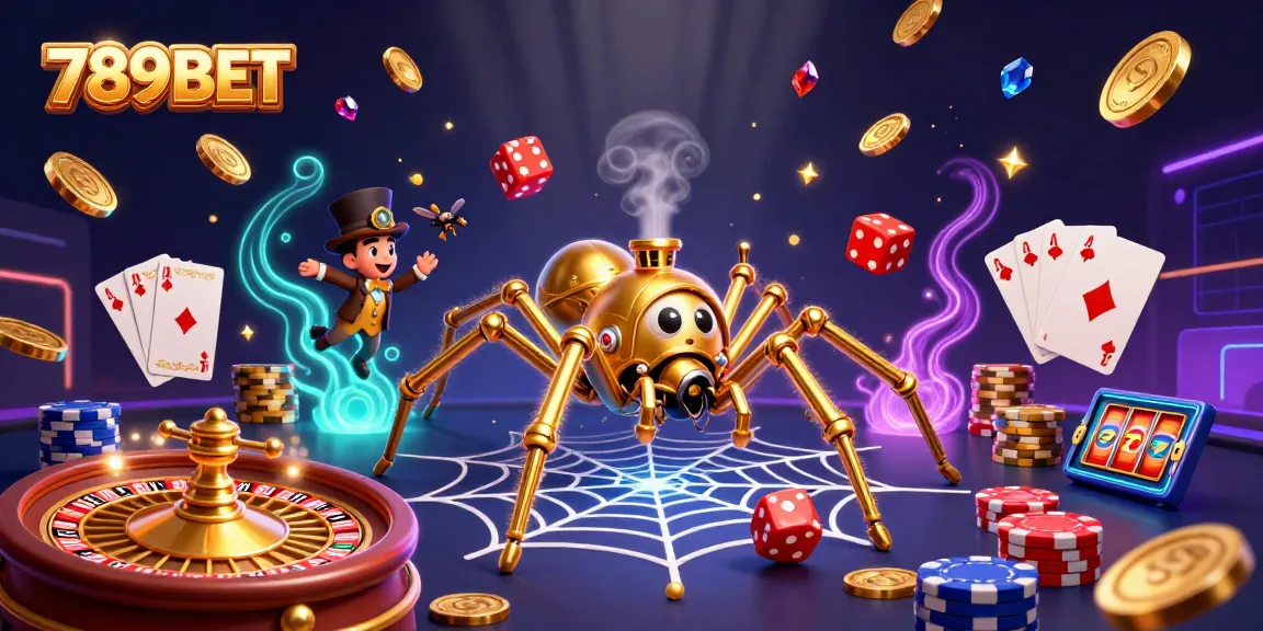 Engage with thrilling 789BET gaming strategies showcased in a vibrant casino illustration.