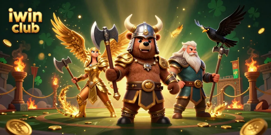 Experience thrilling gameplay with iwin club featuring vibrant characters in an action-packed casino arena.