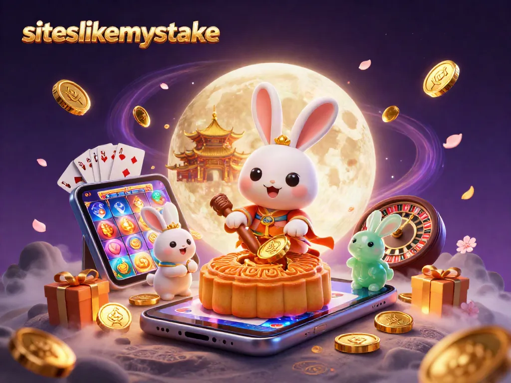 Engage with siteslikemystake through vibrant casino-themed 3D artwork featuring folkloric characters.