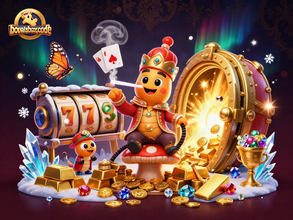 Win big with the latest bovadabonuscode, illustrated in a vibrant, dynamic casino scene.