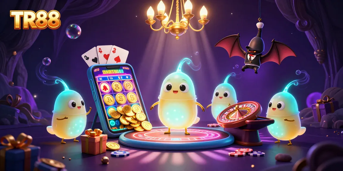Experience the excitement of TR88 with vibrant slots, animated glowworms, and immersive casino action.