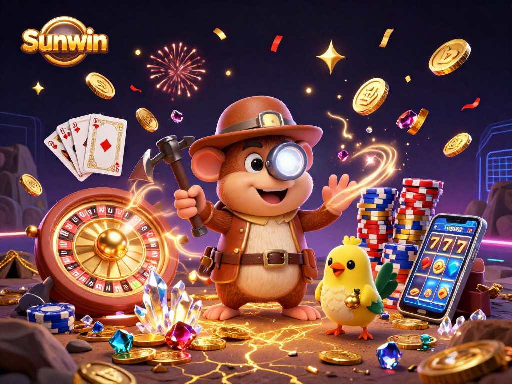 Spin the roulette and catch golden treasures with Sunwin’s vibrant casino adventure.