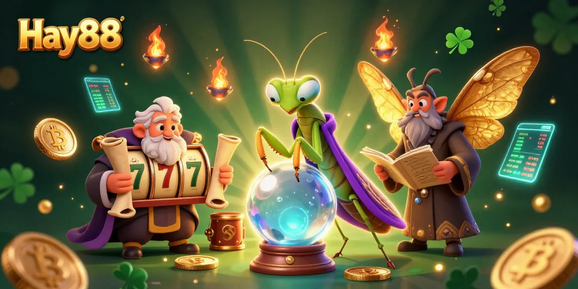 Hay88 reveals top strategies in gambling through vibrant illustrations and slot elements.